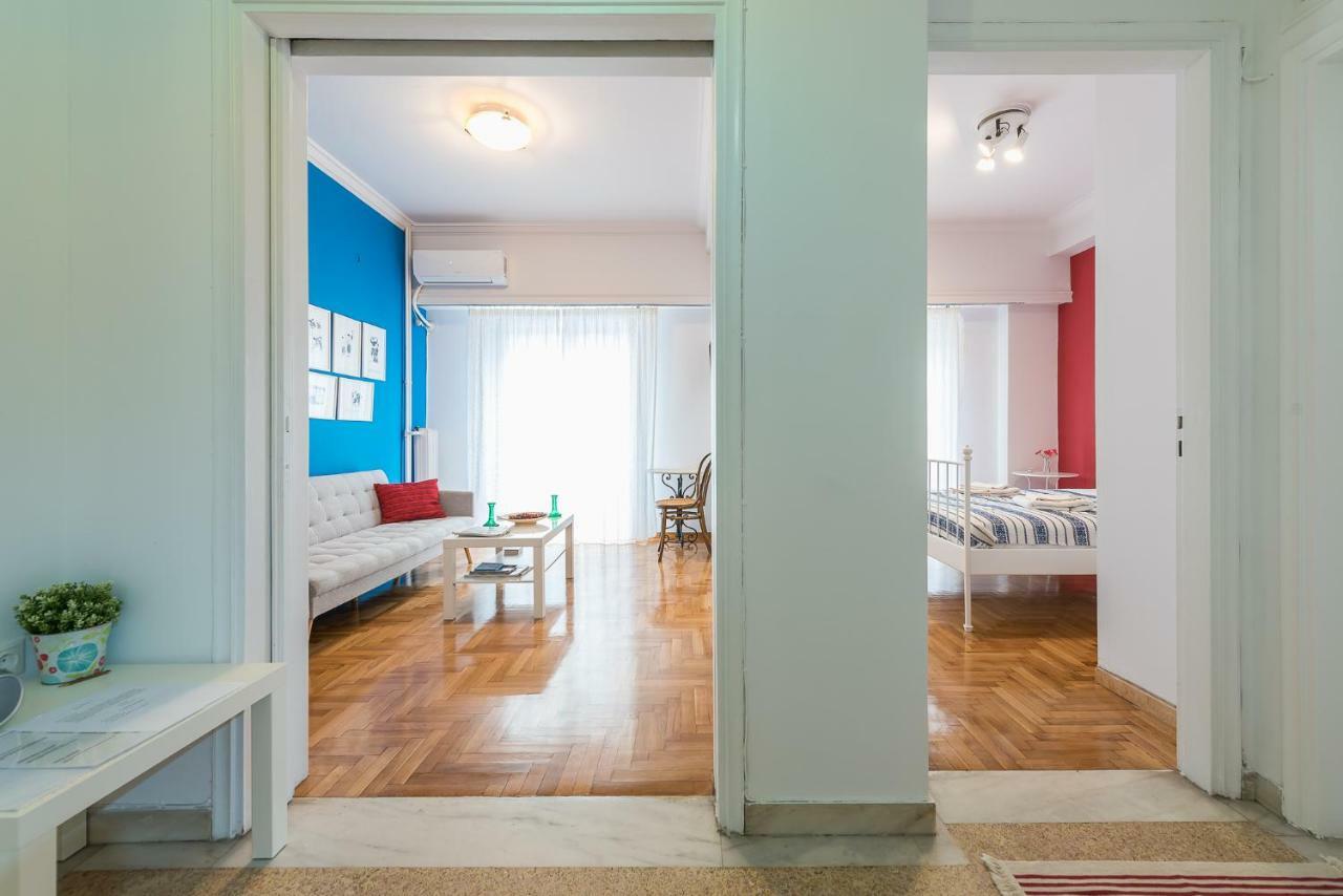 Athens Centre Flat 2 Min. From Evangelismos Metro Luaran gambar