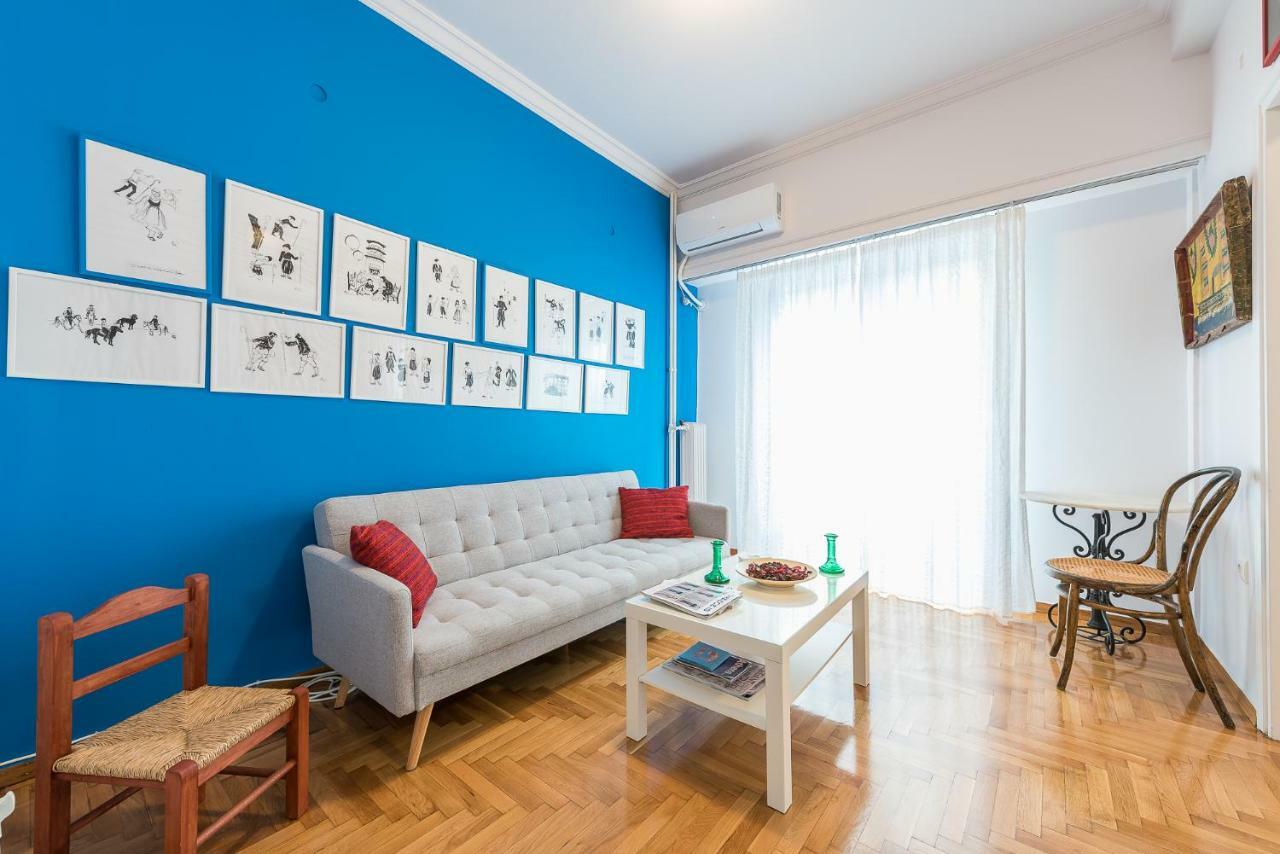 Athens Centre Flat 2 Min. From Evangelismos Metro Luaran gambar