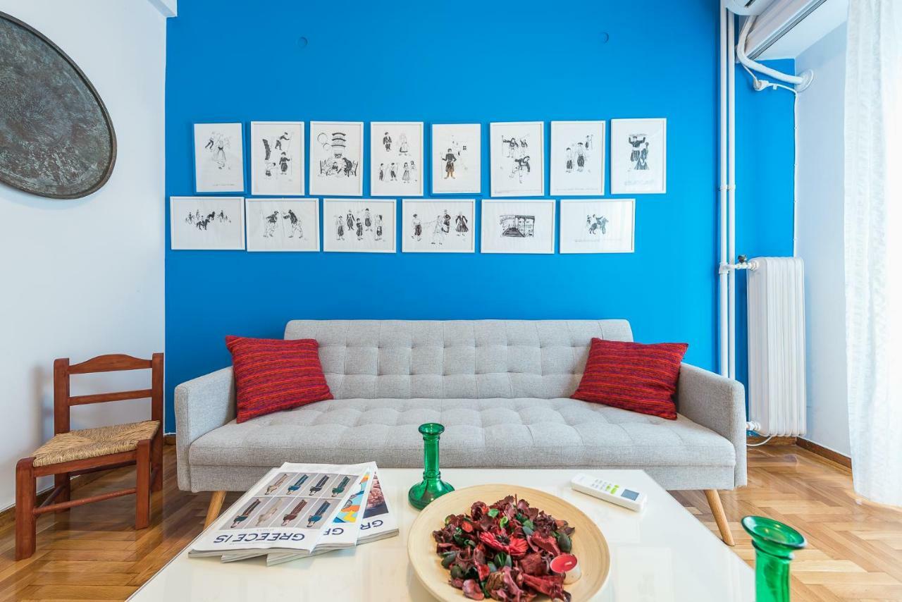 Athens Centre Flat 2 Min. From Evangelismos Metro Luaran gambar