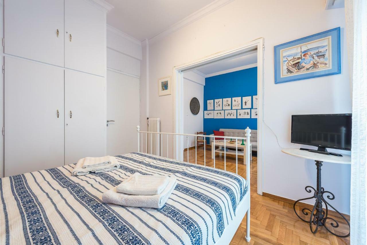 Athens Centre Flat 2 Min. From Evangelismos Metro Luaran gambar