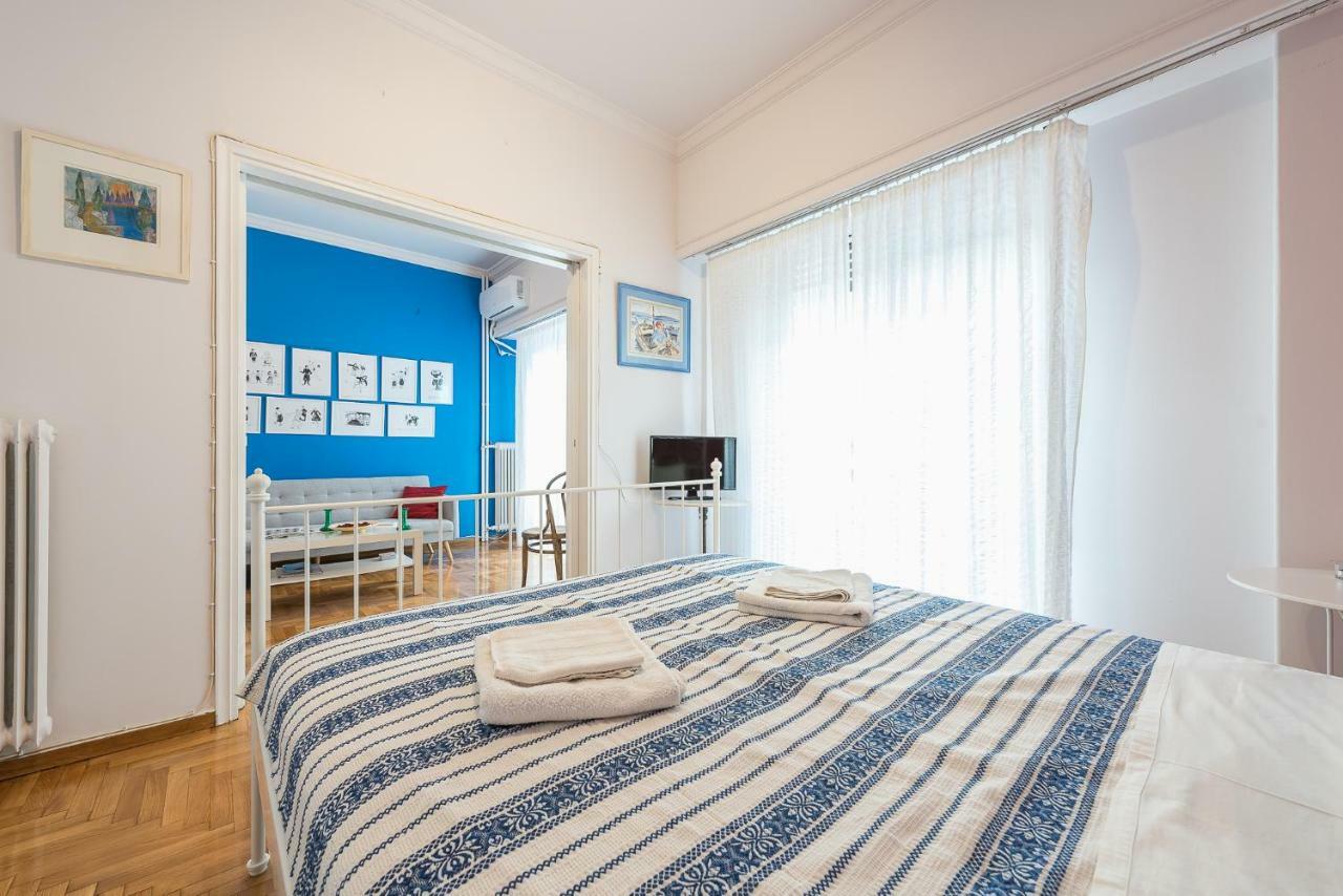Athens Centre Flat 2 Min. From Evangelismos Metro Luaran gambar
